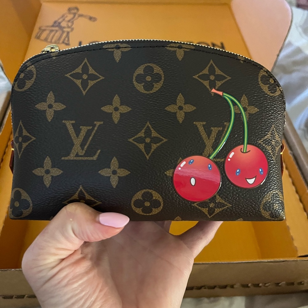 🍒 Louis Vuitton x TM Cherry and Monogram Cosmetic Bag 🍒